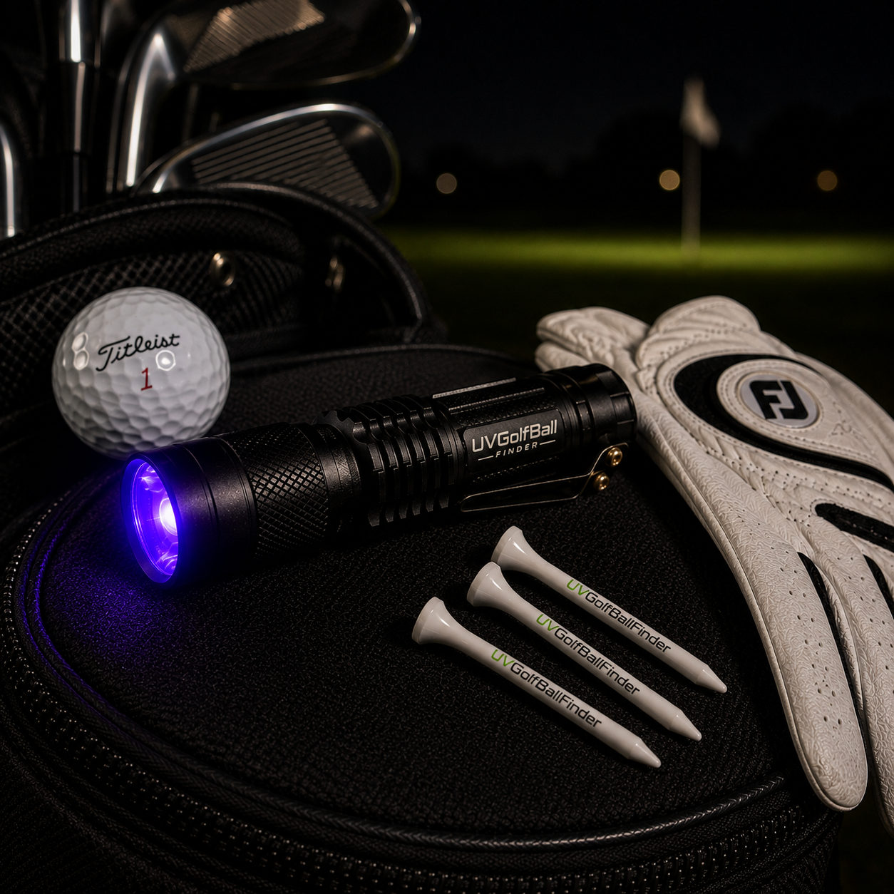 UV Golf Ball Finder Flashlight